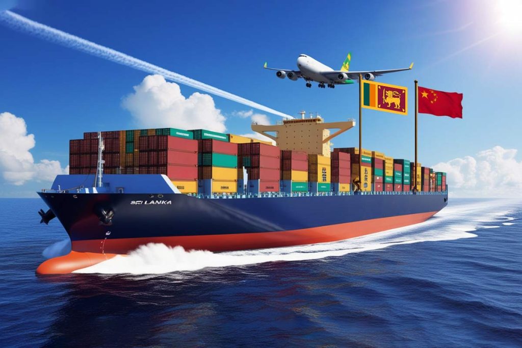shipping from China to Sri Lanka