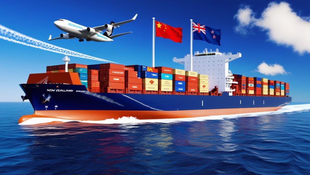 shipping from china to new zealand